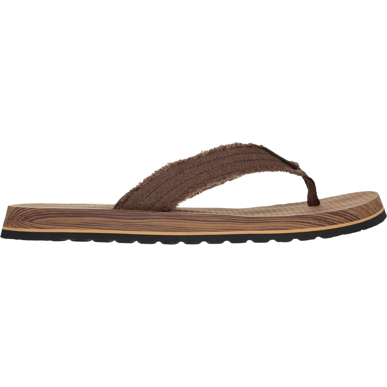 Skechers Tantric Fritz Textile Herren Braune Sandalen