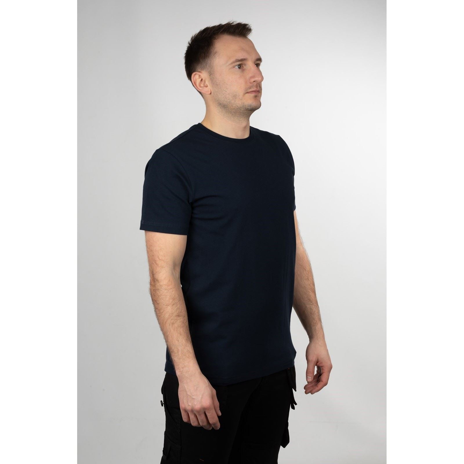 Helly Hansen Workwear Kensington Baumwoll Herrenblaue T-Shirts Mit Kurzen Ärmeln
