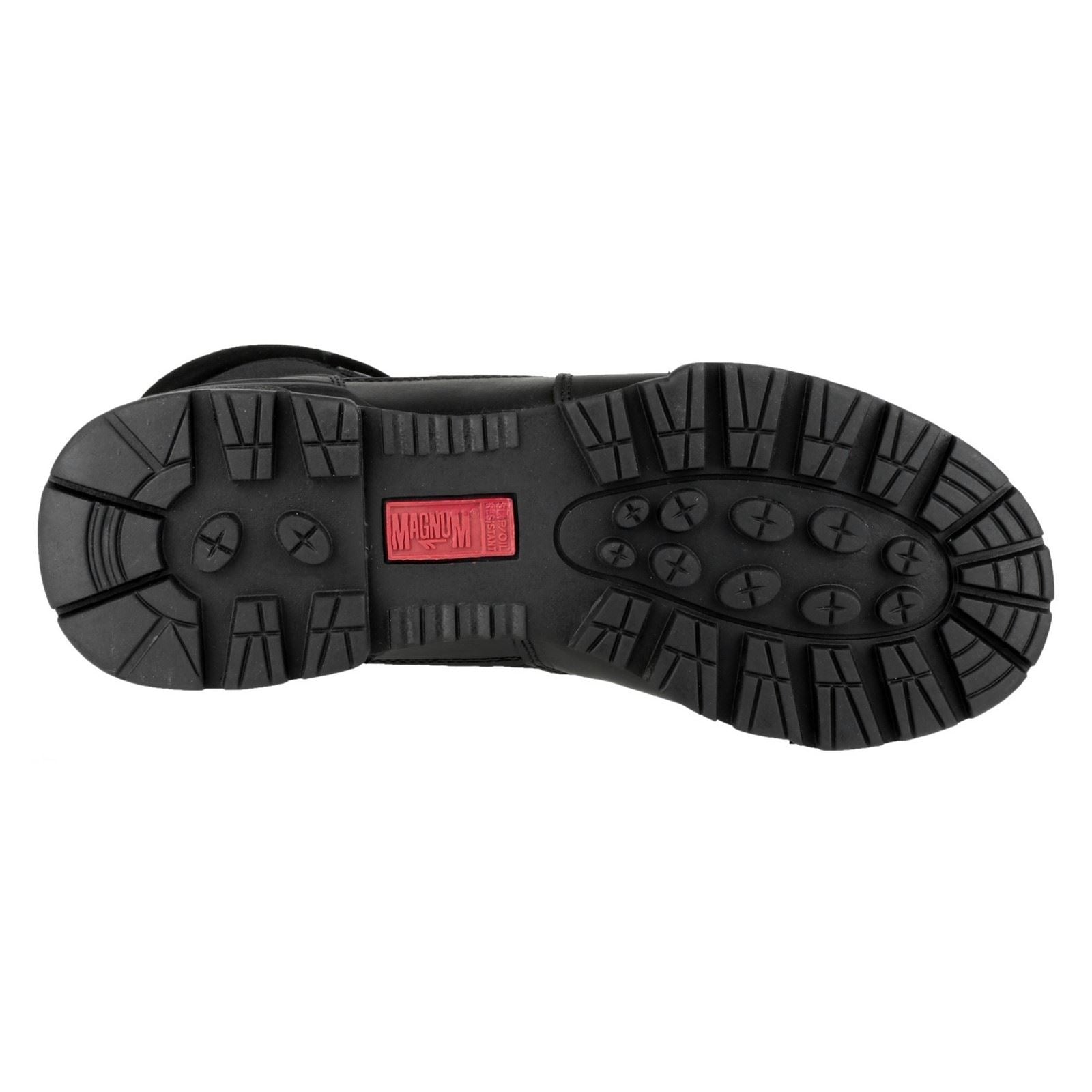 Magnum Klassische Sicherheitsstiefel Aus Leder/Nylon In Schwarz