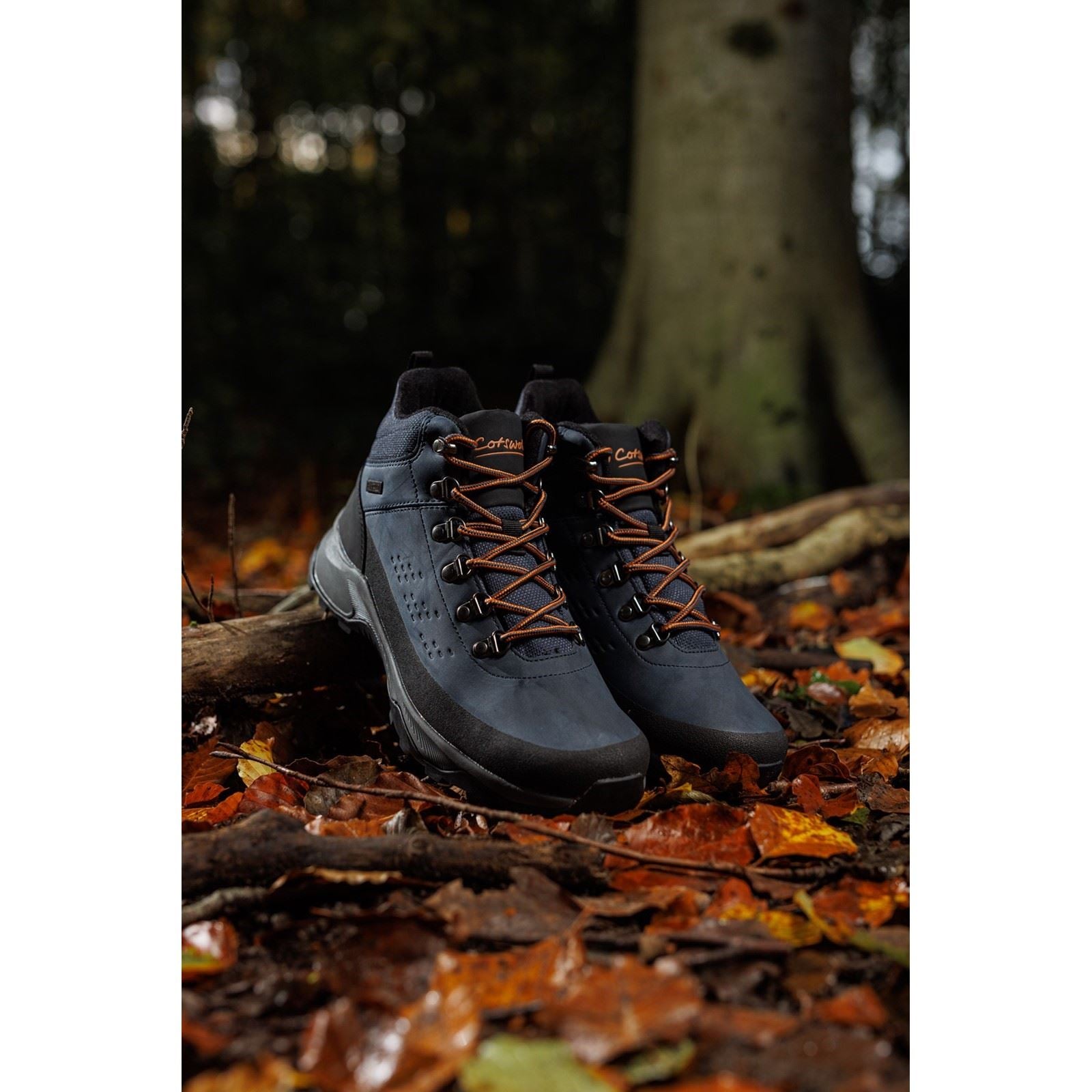 Cotswold Ryeford Herren Wanderstiefel Aus Leder In Marineblau