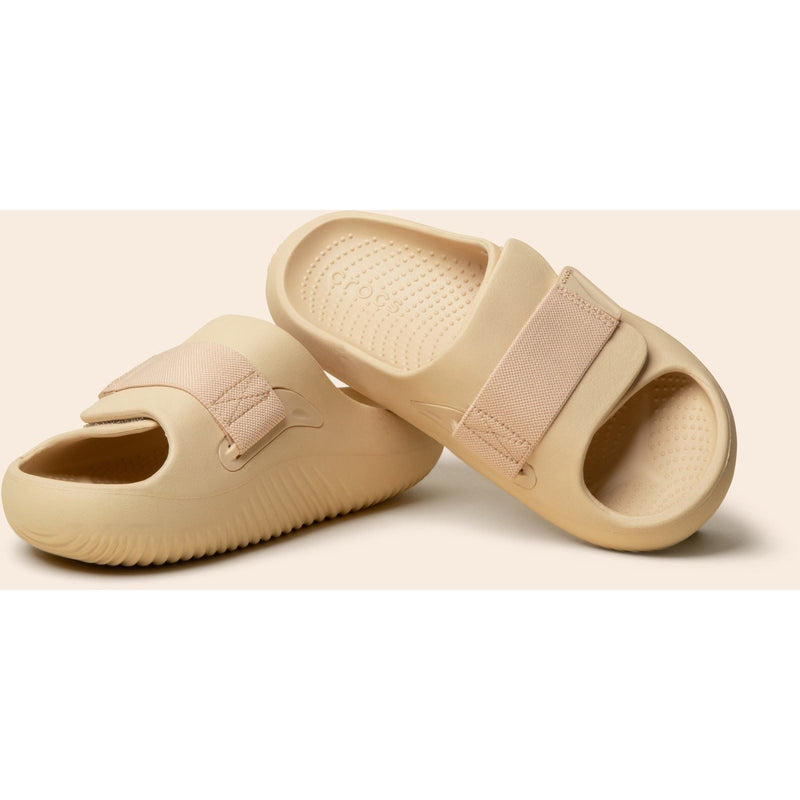Crocs Mellow Luxe Slide Thermoplastische Shiitake-Sandalen