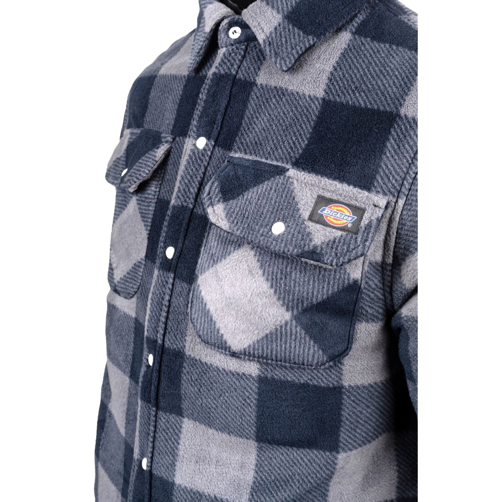 Dickies Portland Polyester Herren Blau Freizeithemd