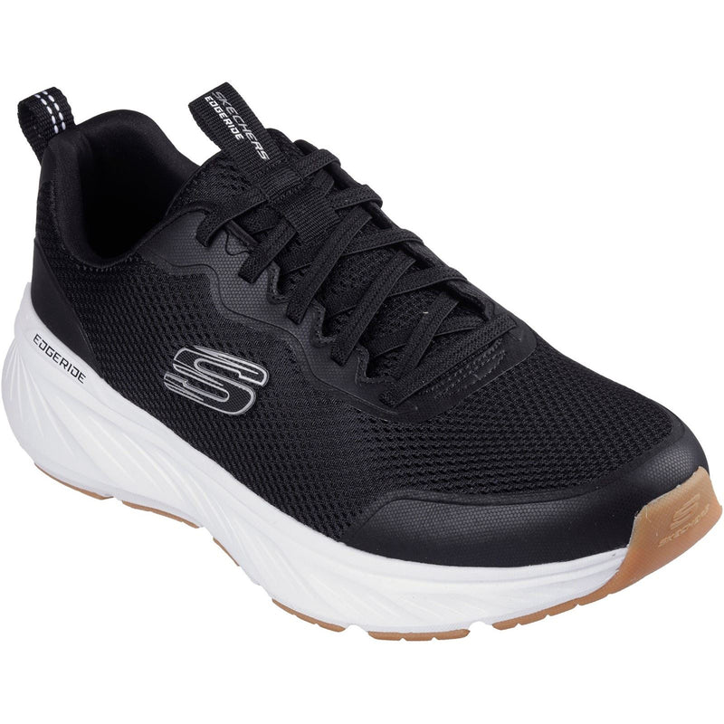 Skechers Edgeride Rekze Textile Herrenschuhe Schwarz/Weiß