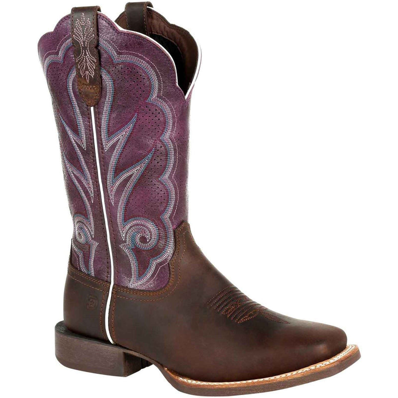 Durango Lady Rebel Pro Damenstiefel Aus Geöltem Braun/Pflaume Leder
