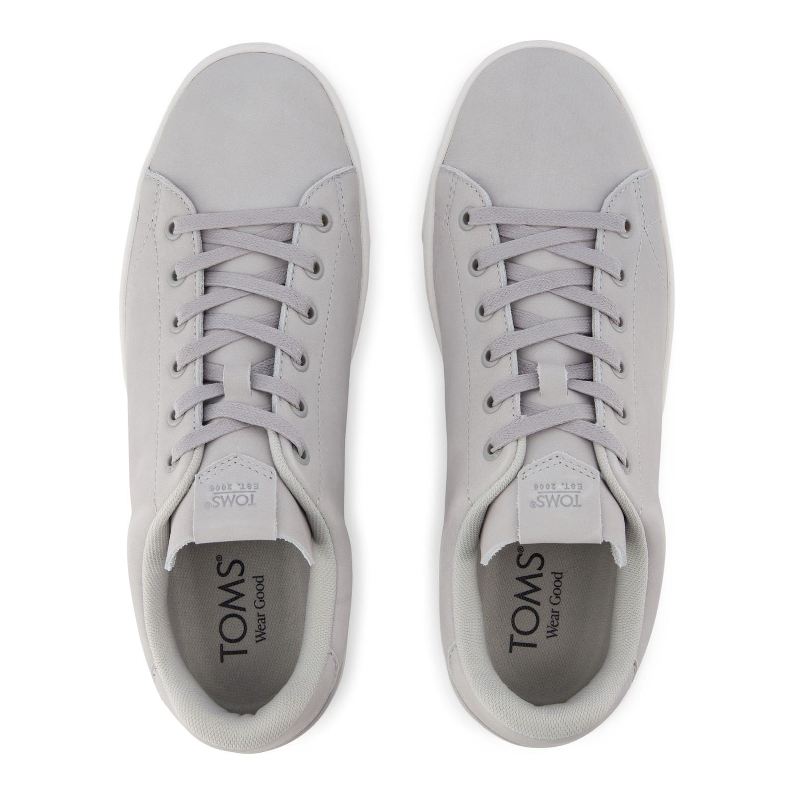 TOMS TRVL LITE 2.0 Low Herren Sneaker Aus Hellem Grau Leder
