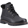 Hush Puppies Pier Herren Schwarze Farbe Leder Knöchelstiefel