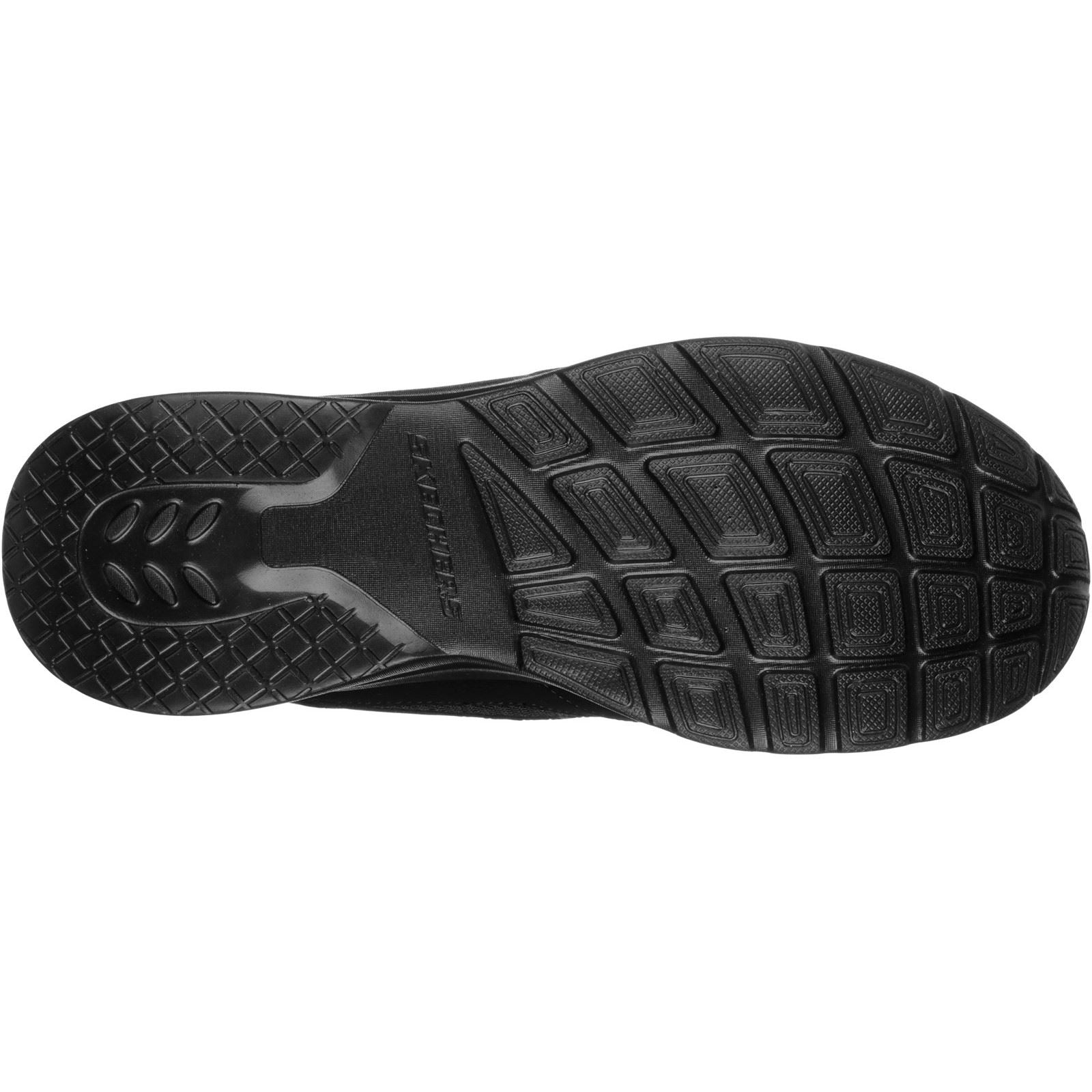 Skechers Dynamight 2.0 Netz Herren Schwarze Turnschuhe