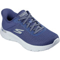 Skechers Go Walk Flex Textile Damen Sneaker In Blau/grün