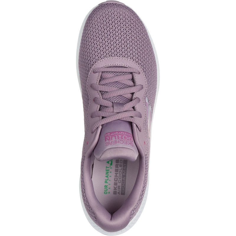 Skechers Go Run Consistent 2.0 Engaged Textile Damen Sneaker In Malve