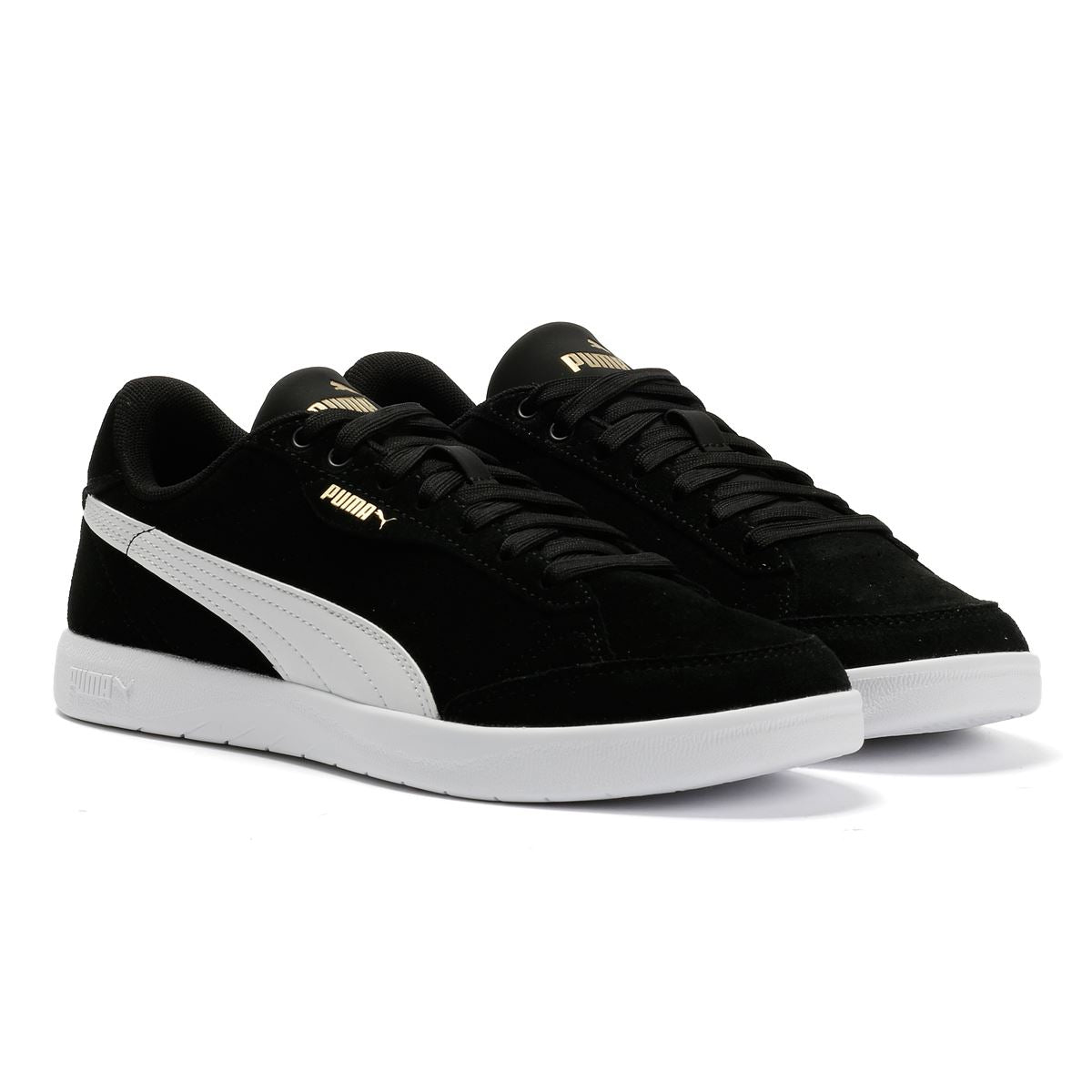 Puma Vikky Star SD Wildleder Damen Schwarz Sneakers