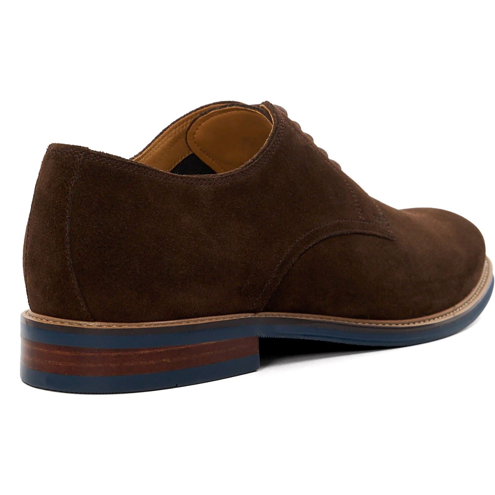 Dune Stanley Herren Schnürschuhe aus braunem Leder