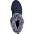 Skechers Trego Stormie Damen Navy Winter Stiefeletten