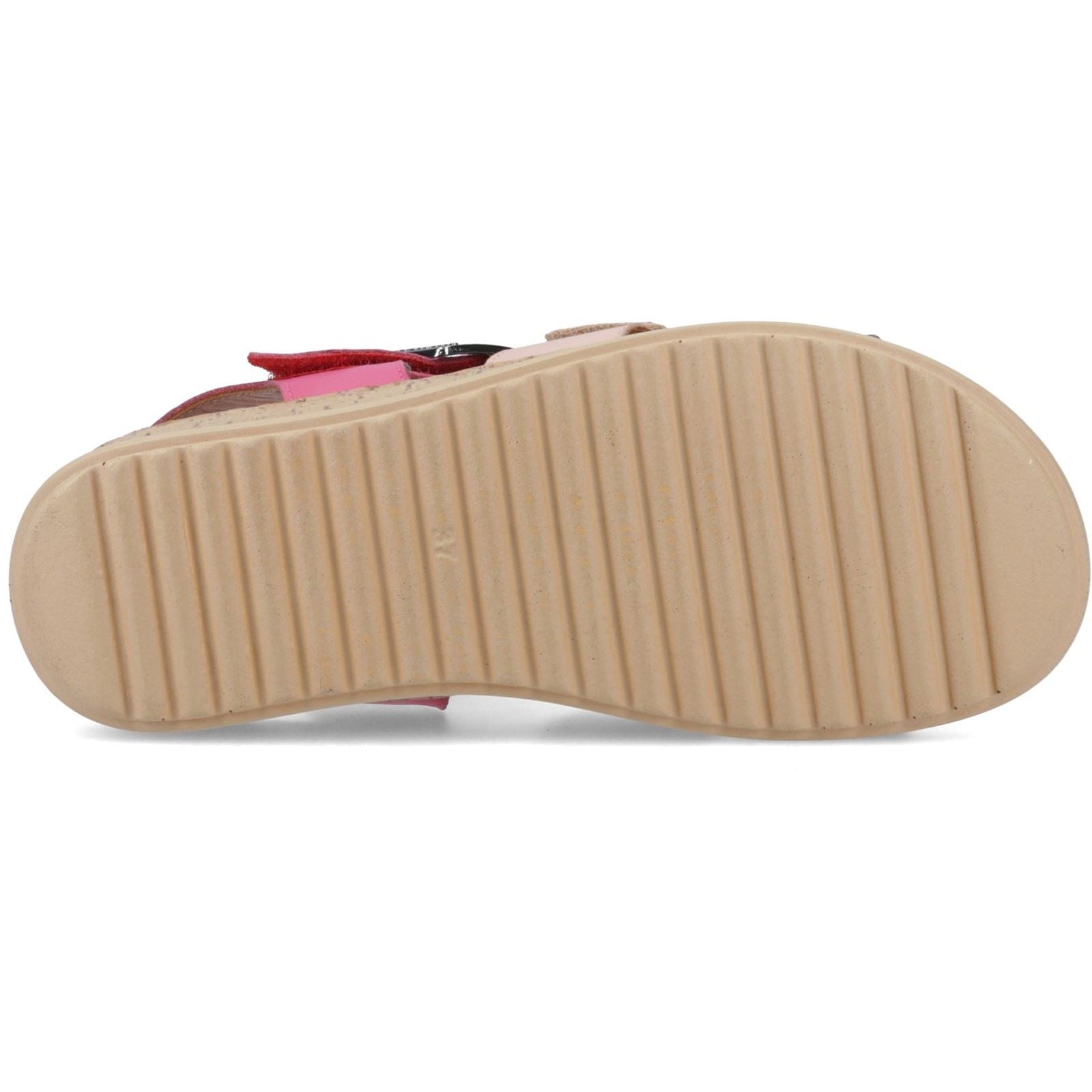 Hush Puppies Eliana Leder Damen Fuchsia Sandalen
