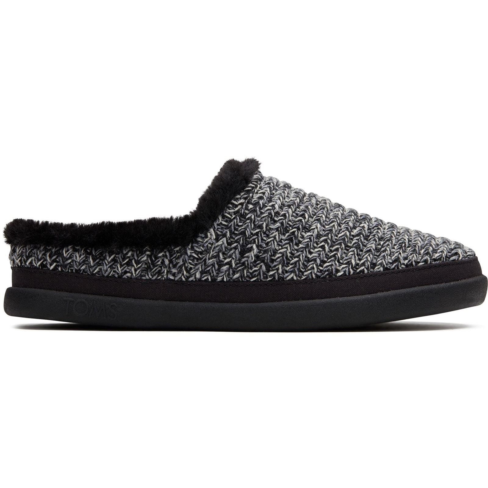 TOMS Sage Polyester Mischung Damen Schwarze Farbe Multi Gemütliche Pullover Strick Hausschuhe