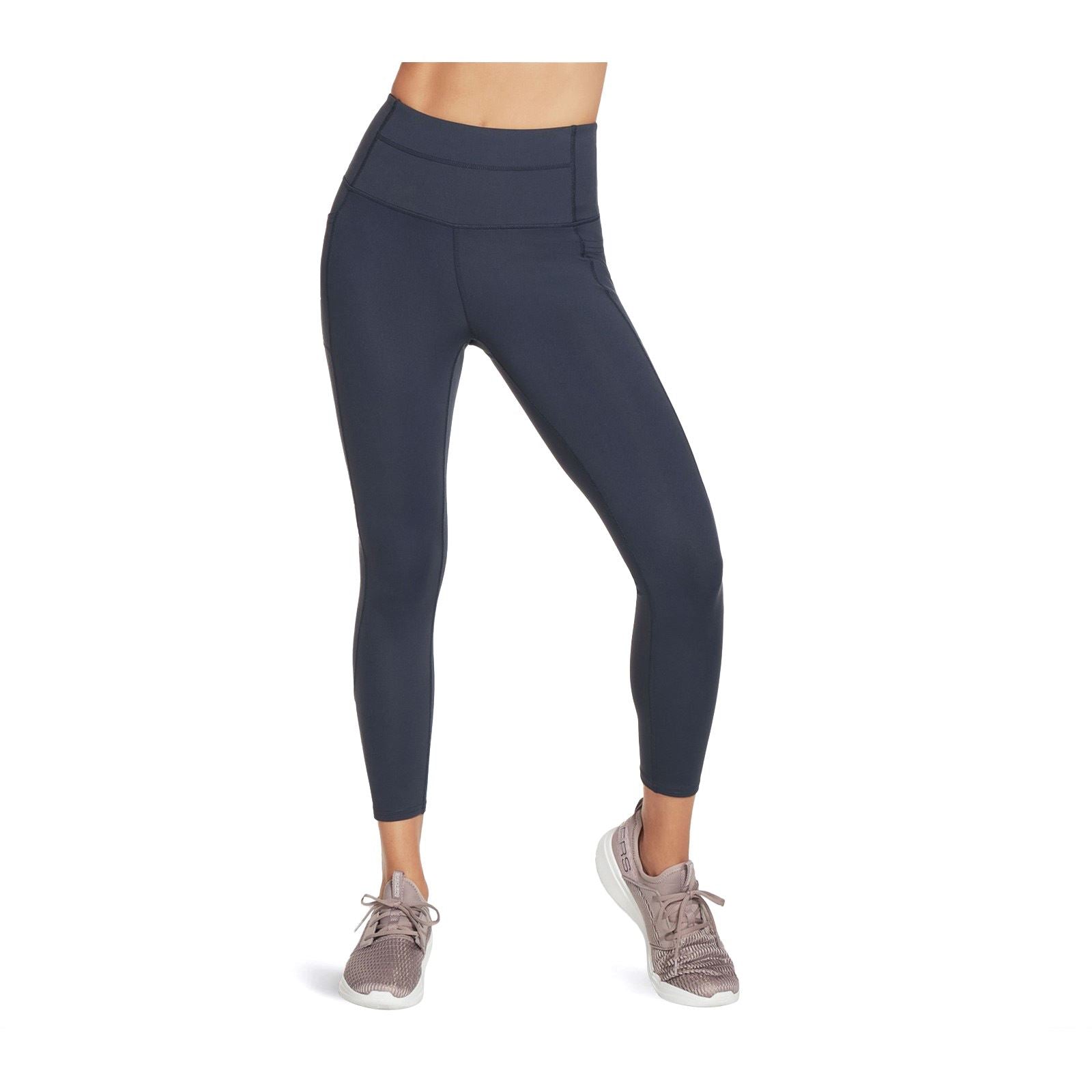 Skechers Performance GOWALK Wear High-Waisted 7/8 Nylon Damen Blaue Sportleggings