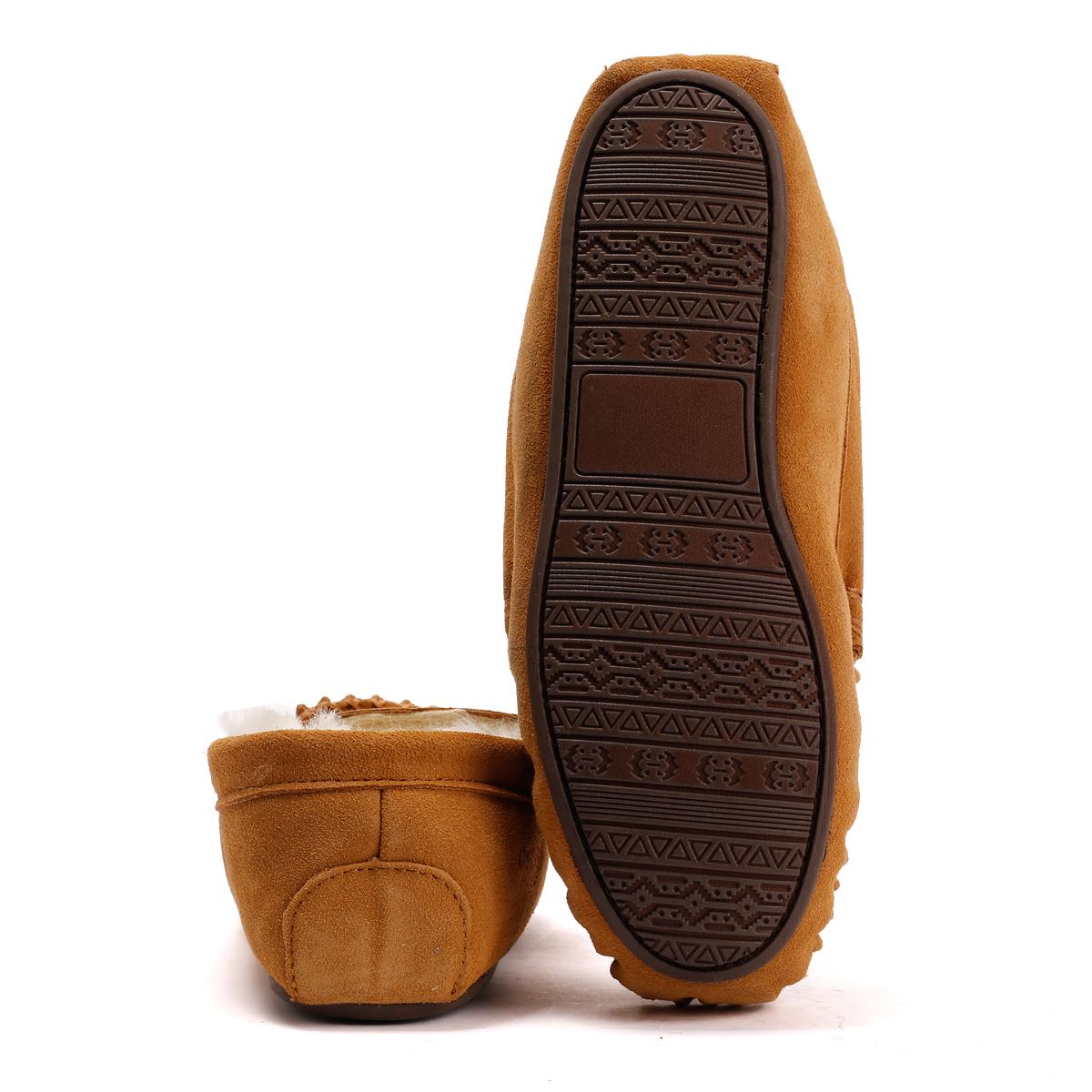 Osprey London The Sunday Wildleder Herren Braune Hausschuhe