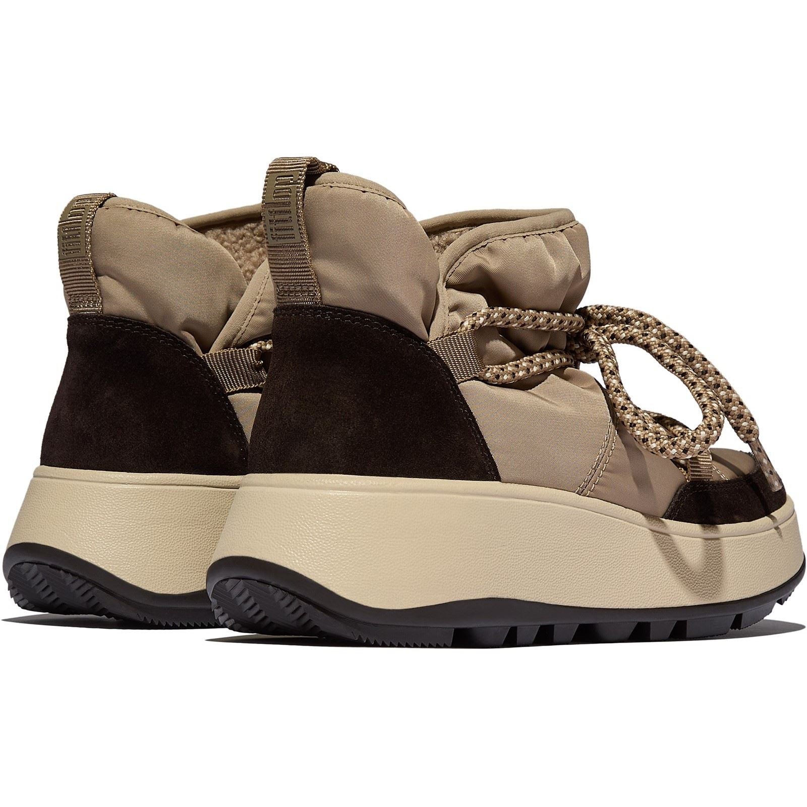 Fitflop F-Mode Wildleder Damenschuhe In Taupe