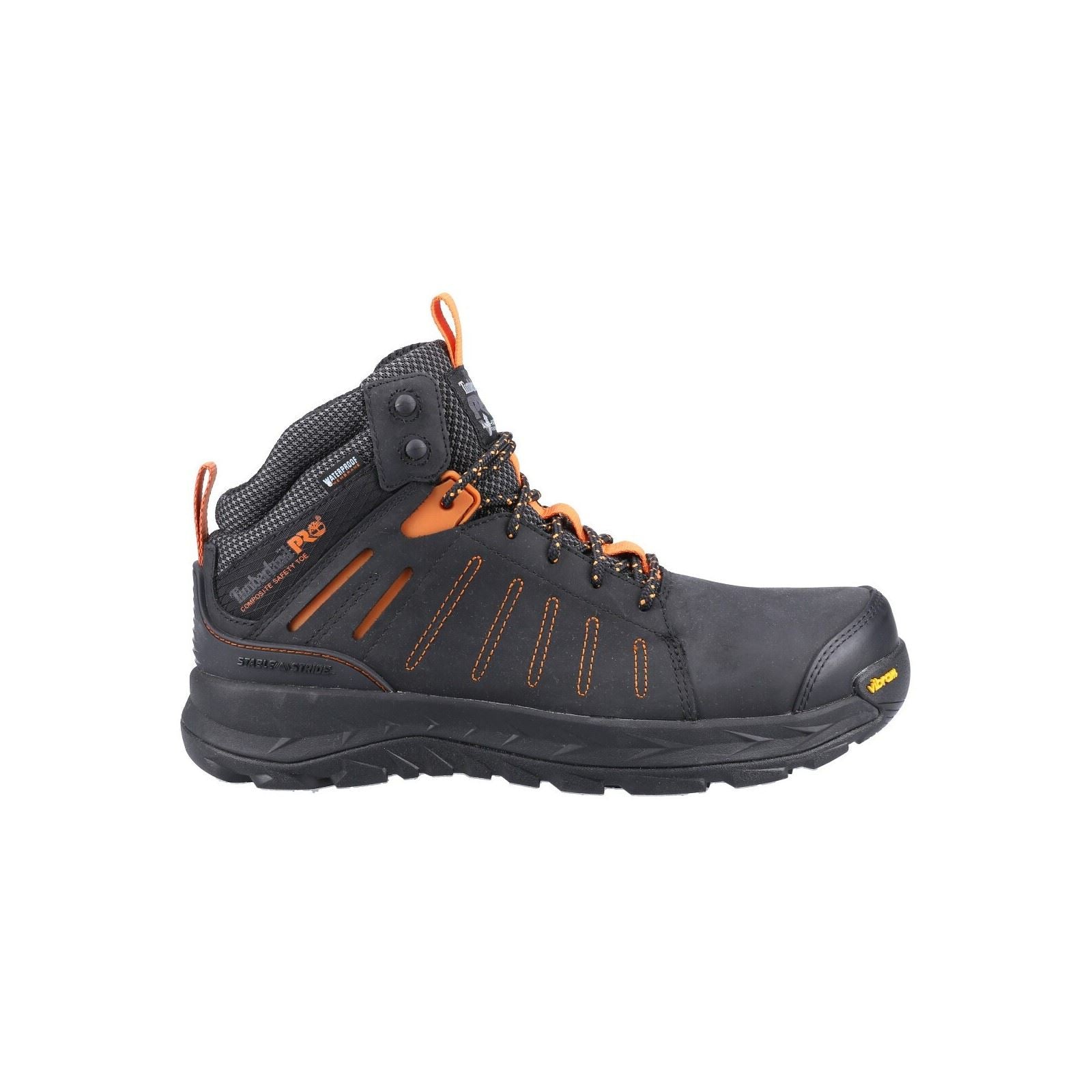 Timberland Pro Trailwind Leder Schwarze Farbe Sicherheitsstiefel