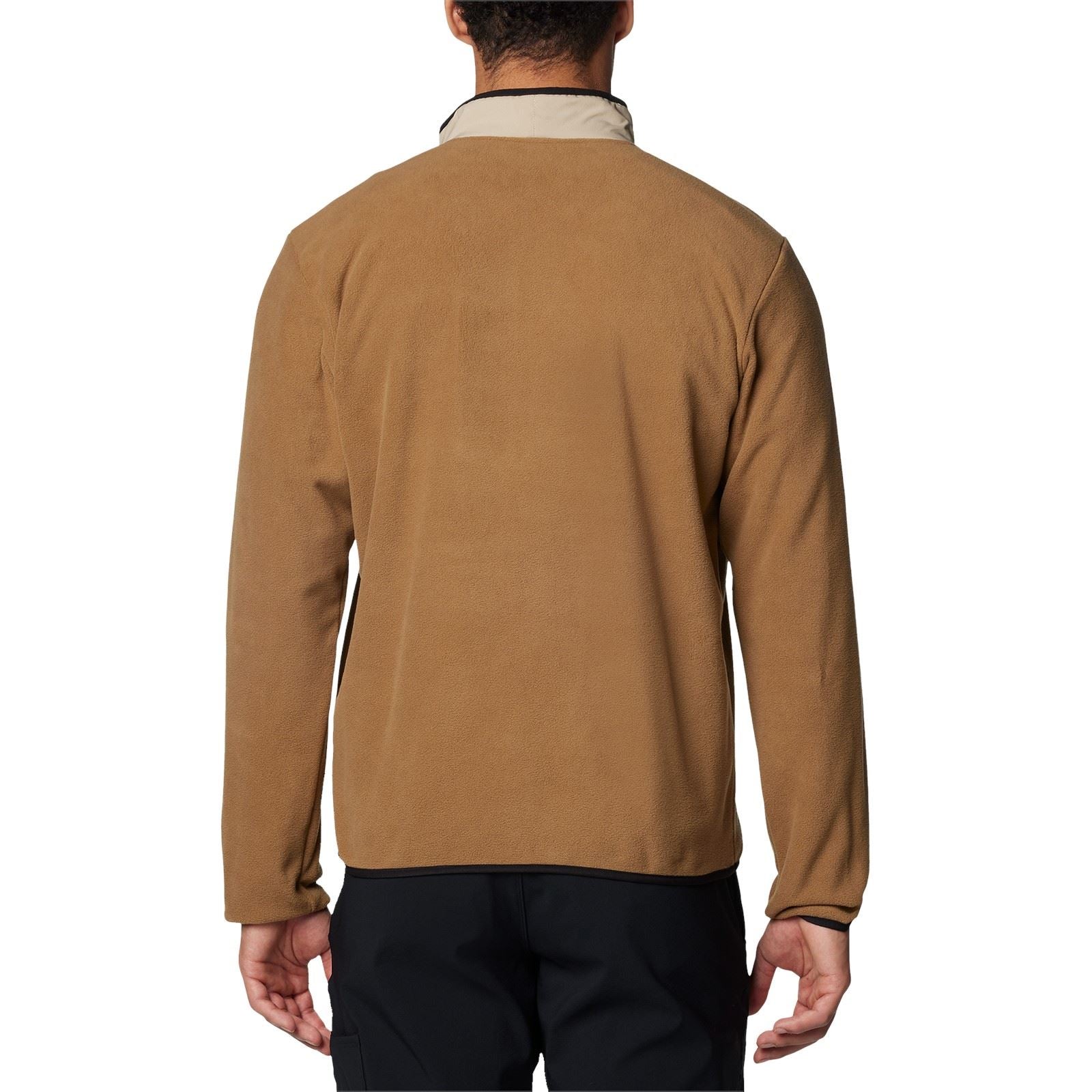 Columbia Sequoia Grove Half Zip Fleece Polyester Herren Braune Zip-Kragen Pullover