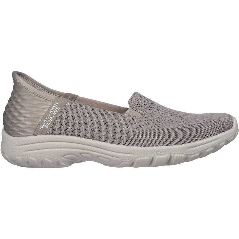 Skechers Reggae Fest 2.0 - Guiding Polyester Damen-Taupe-Sneaker