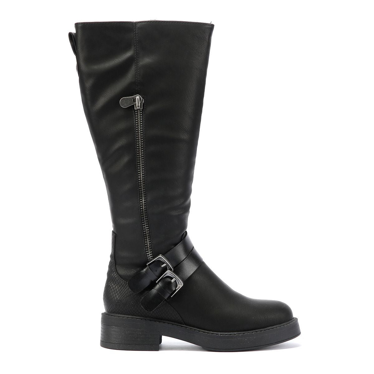 Blowfish Malibu Virtue 2 Damen Schwarzstiefel Aus Kunstleder