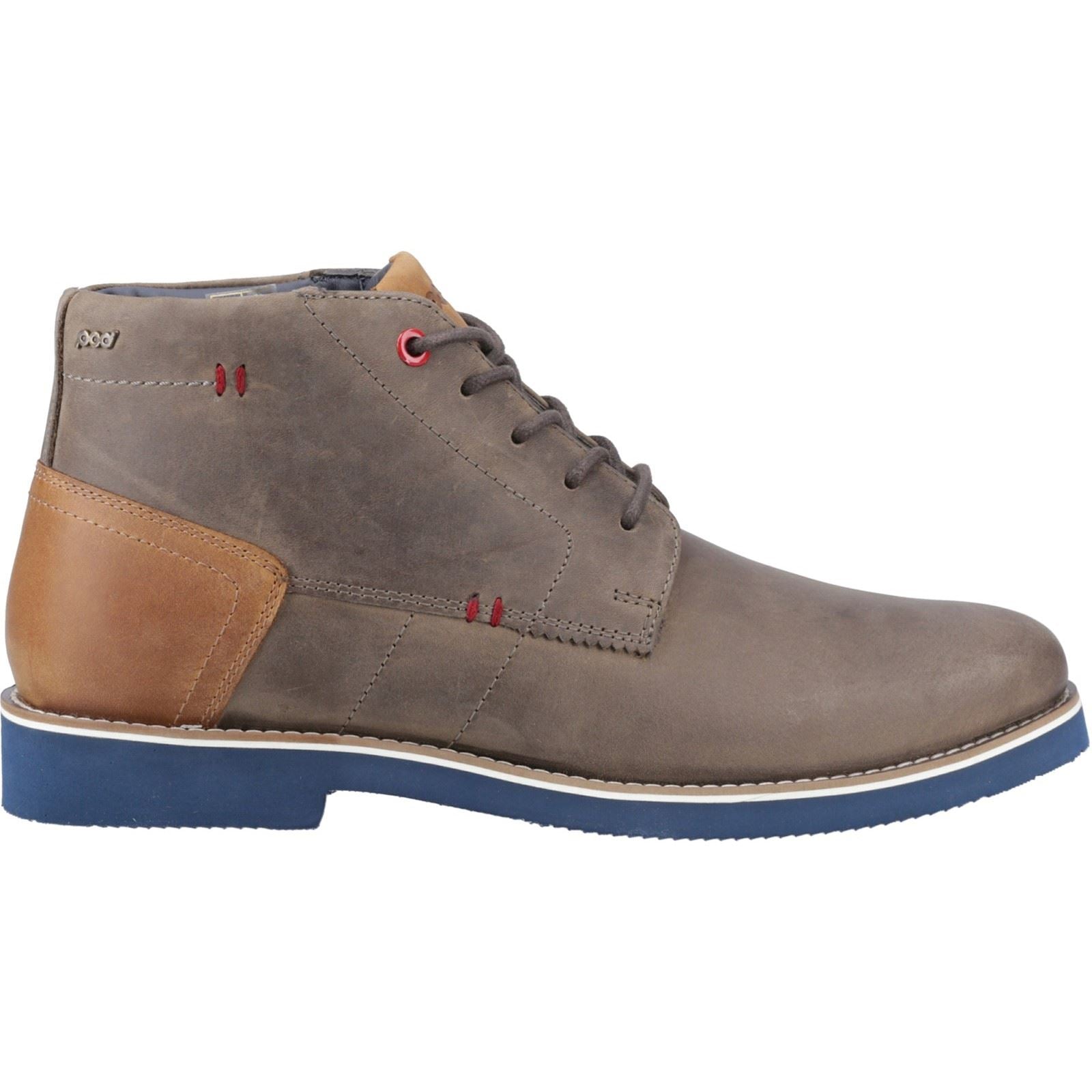 Pod Aries Leder-Herrenstiefel In Grau