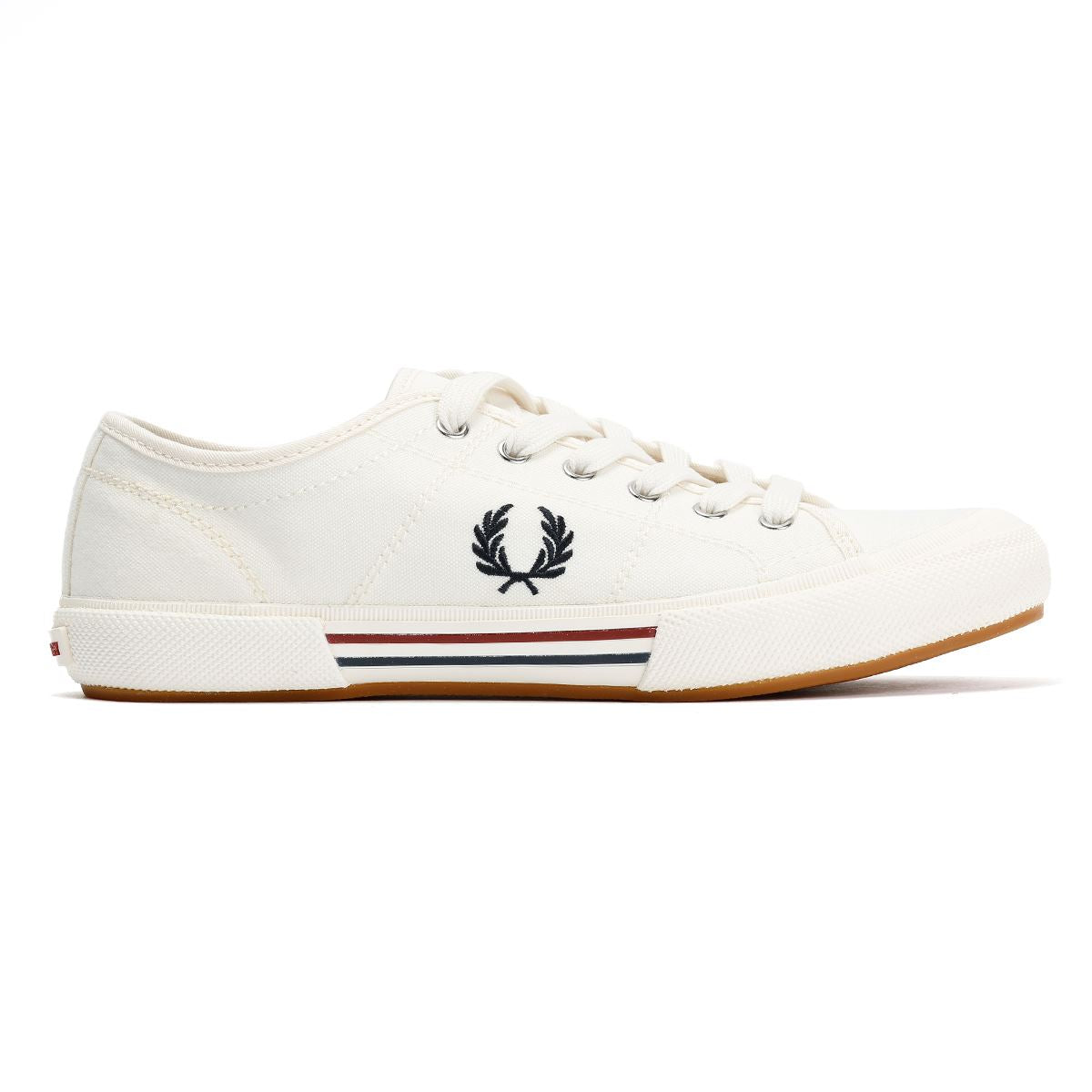 Fred Perry B708 Vintage Tennis Leinen Herren Weiße Sneakers
