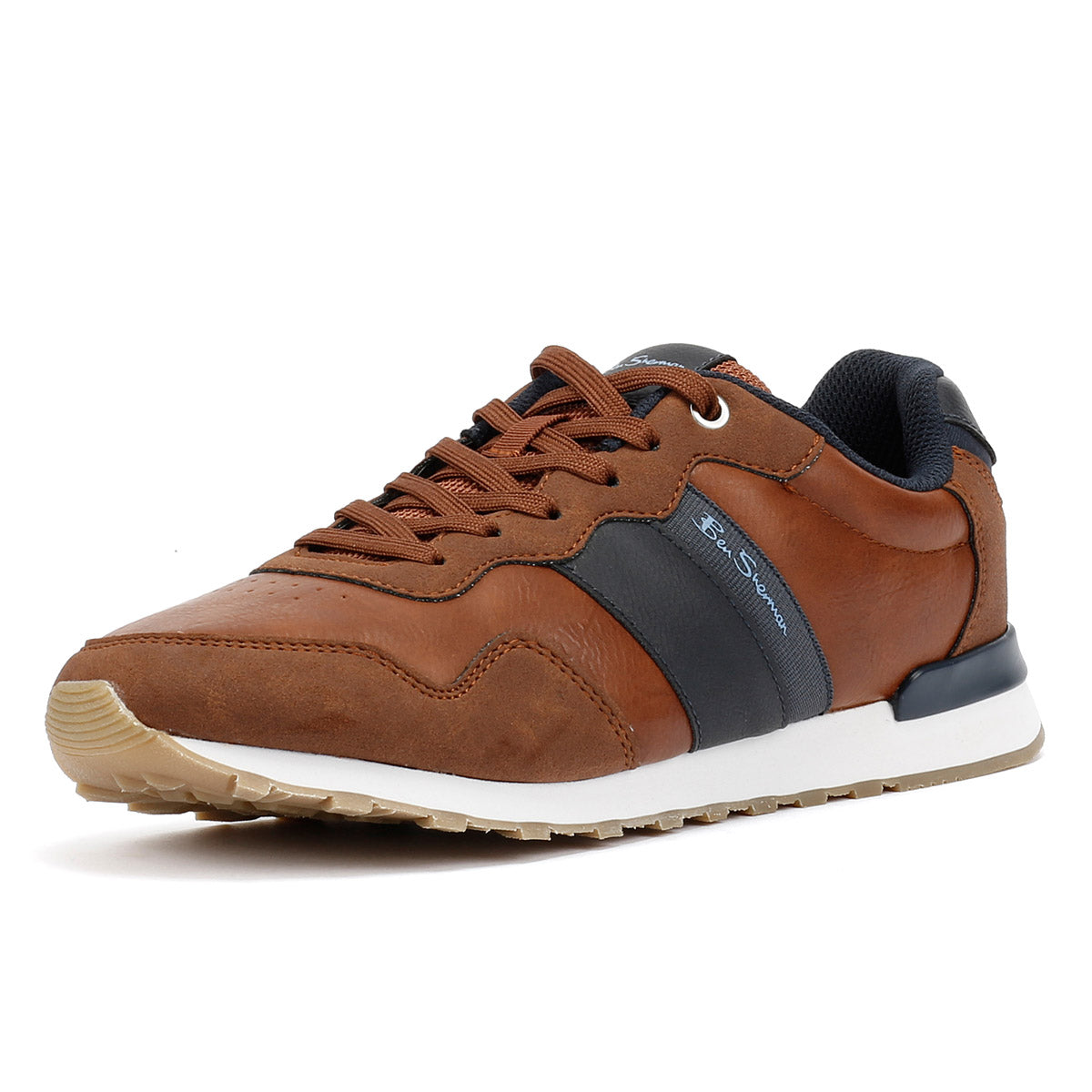 Ben Sherman Owen Retro Herren Braun Sneaker