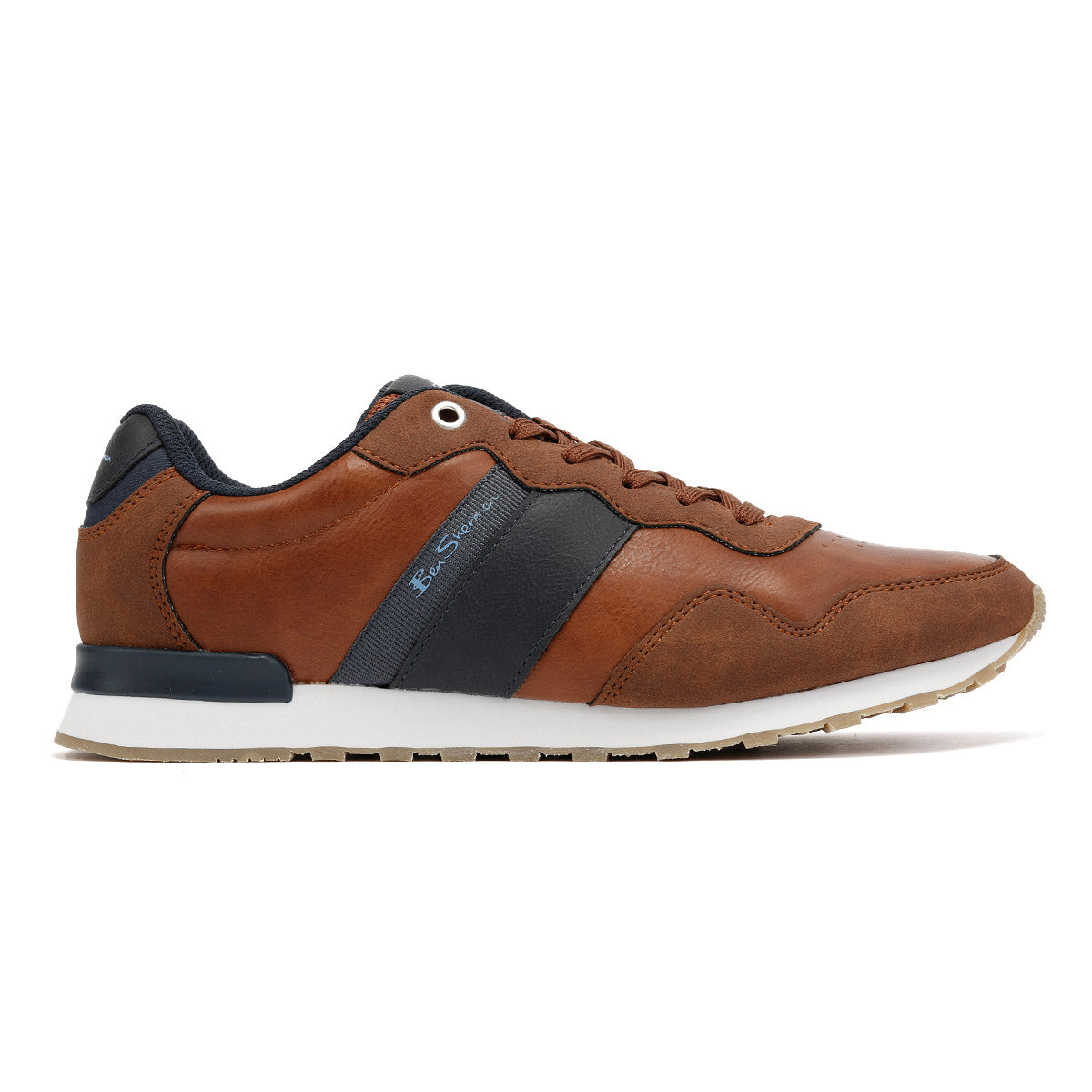 Ben Sherman Owen Retro Herren Braun Sneaker