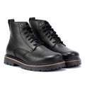 Birkenstock Highwood Lace Mid Damenlederstiefel In Schwarz
