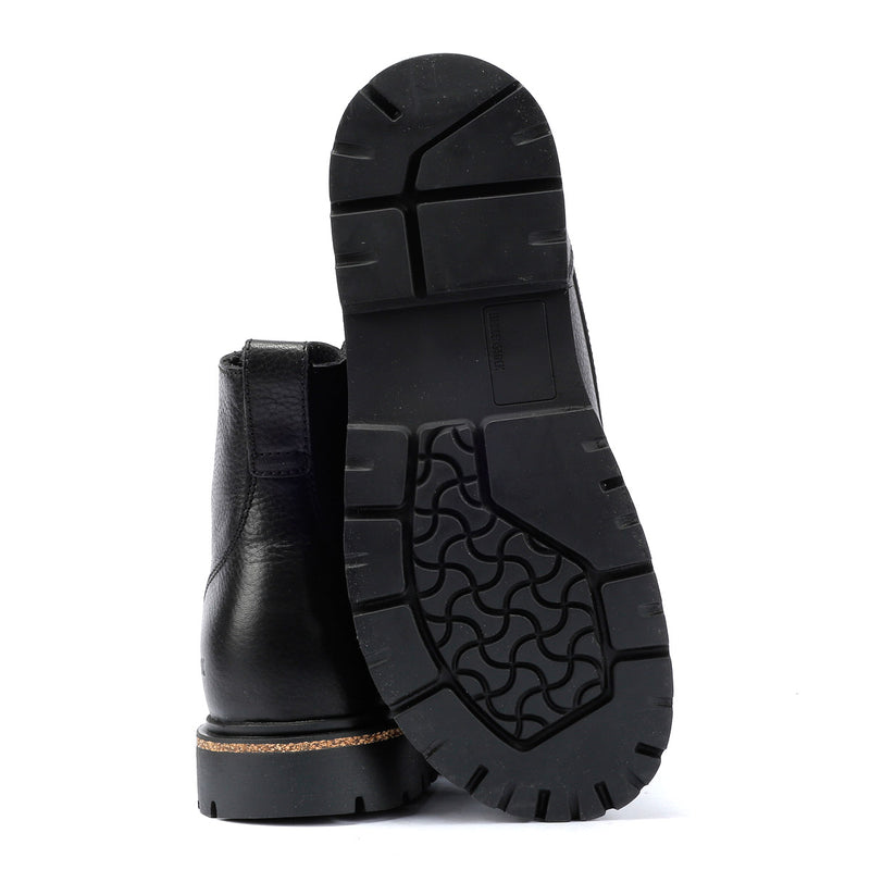 Birkenstock Highwood Lace Mid Damenlederstiefel In Schwarz