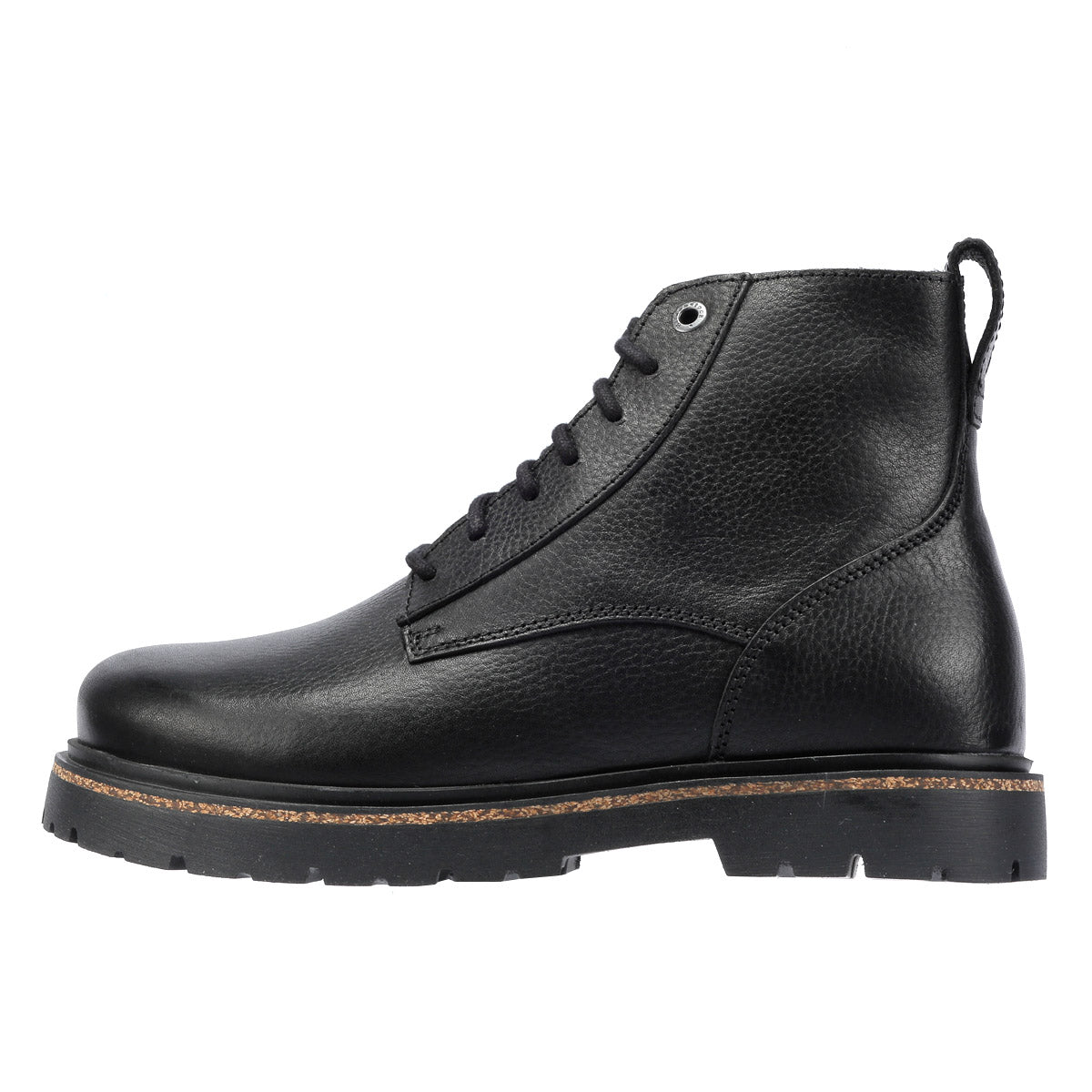 Birkenstock Highwood Lace Mid Damenlederstiefel In Schwarz