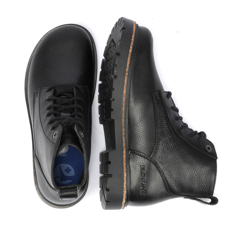 Birkenstock Highwood Lace Mid Damenlederstiefel In Schwarz