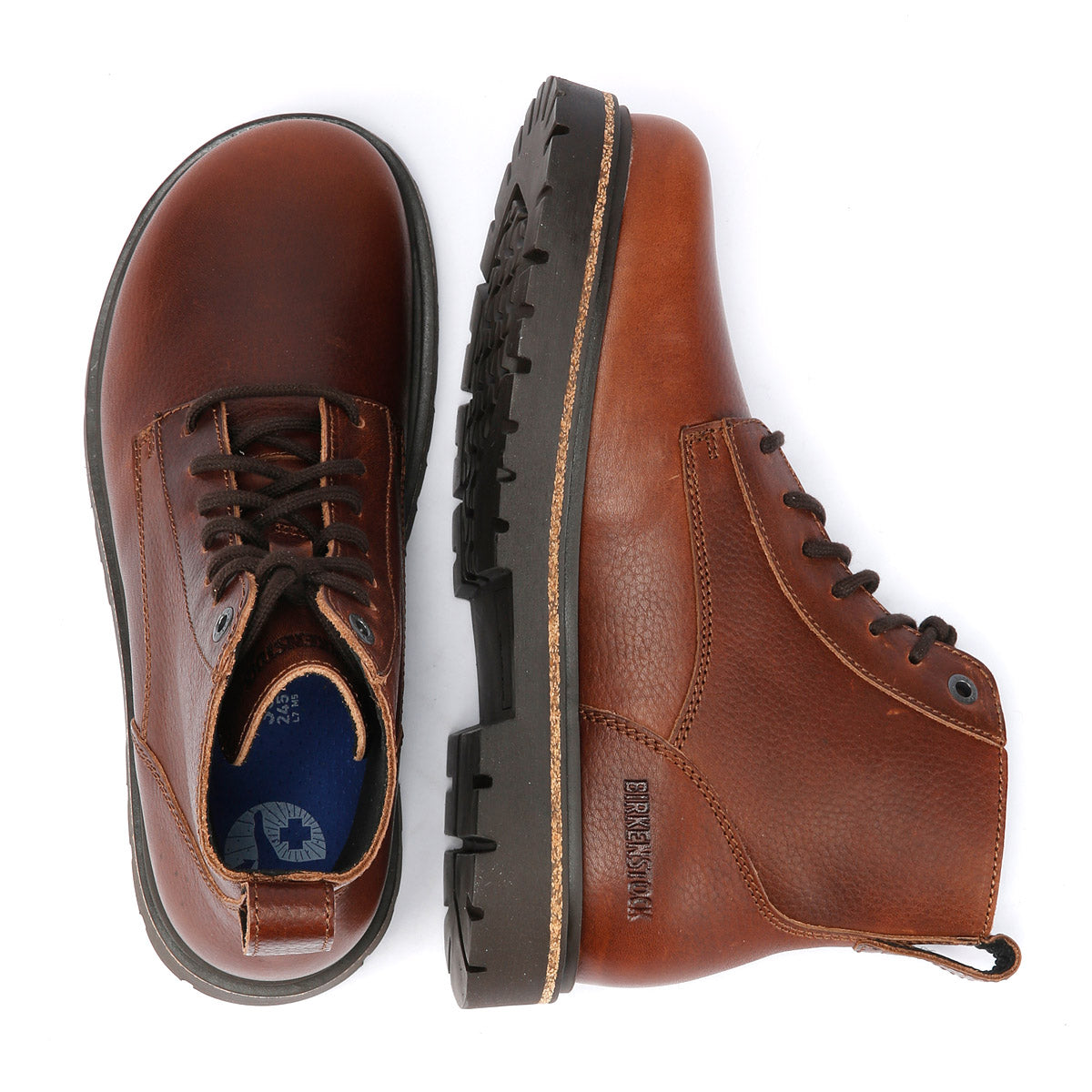 Birkenstock Highwood Lace Mid Damenstiefel Aus Braunem Leder