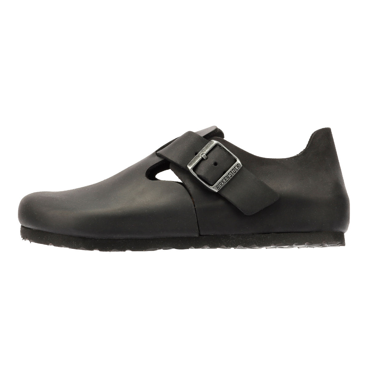 Birkenstock London Leder Damenschuhe Schwarz