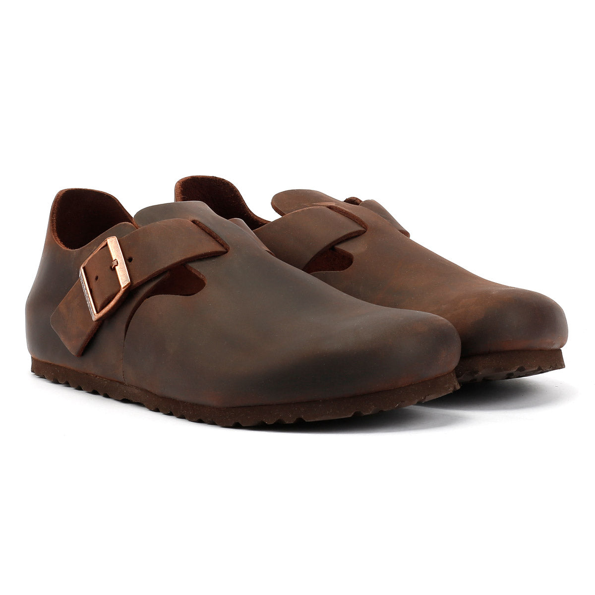Birkenstock London Damen Lederschuhe In Braun