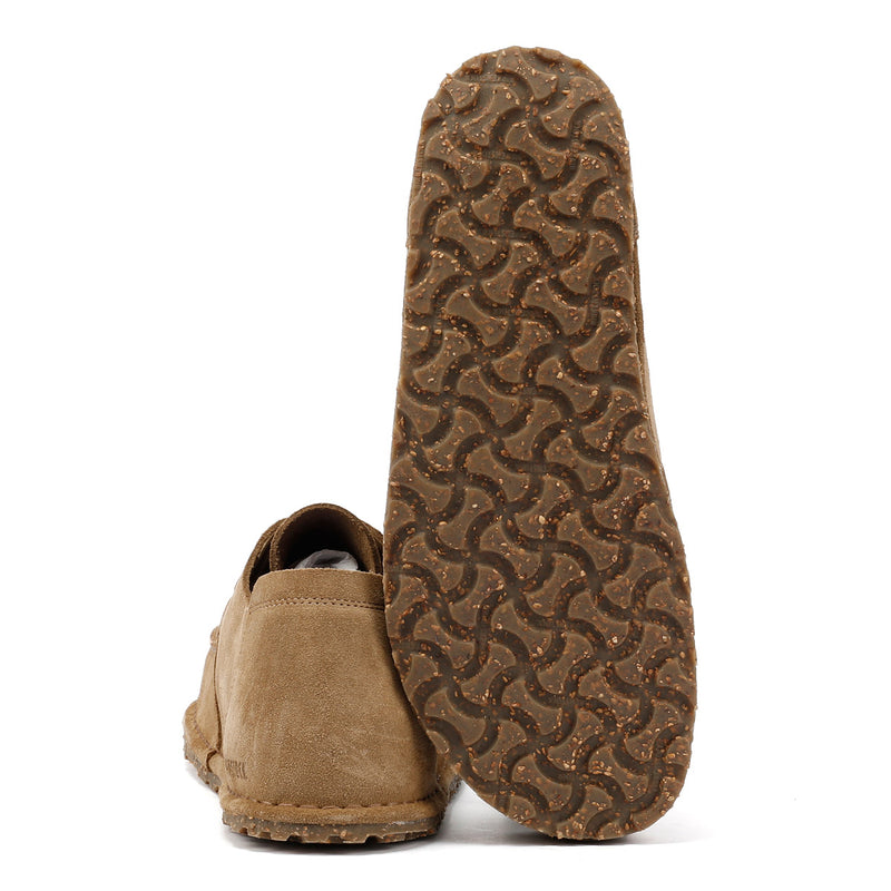 Birkenstock Utti Wildleder Herren Braune Schnürschuhe