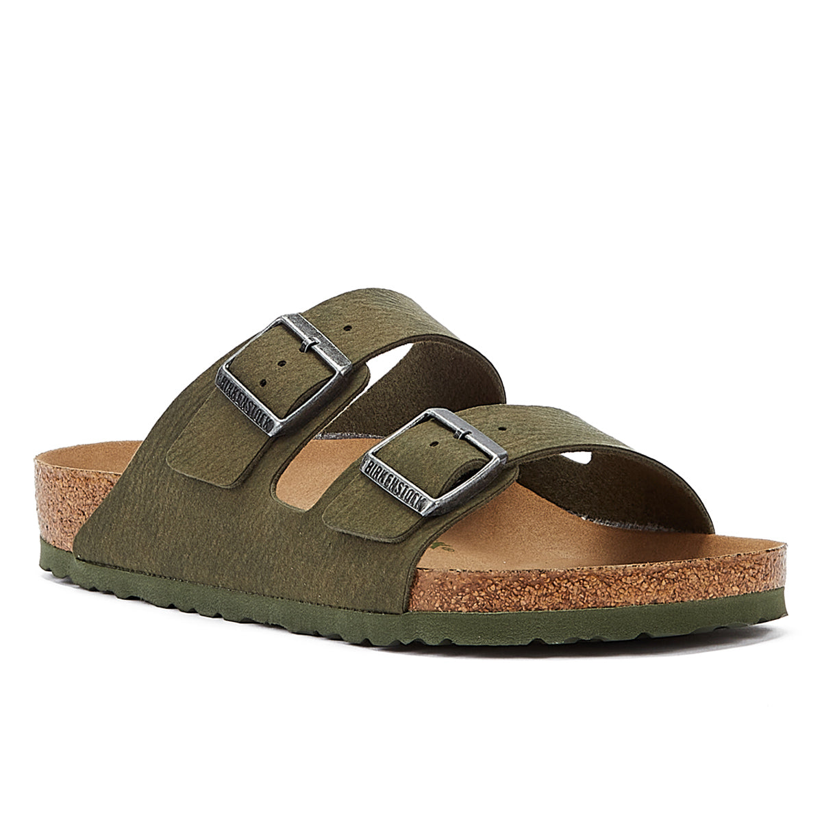 Birkenstock Arizona Vegan Herren Wüstenstaub Thymian Sandalen