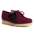 Clarks Originals Wallabee Damen Lila Textilschuhe