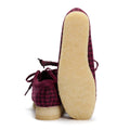 Clarks Originals Wallabee Damen Lila Textilschuhe