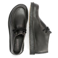 Clarks Originals Desert Nomad Leder Herren Schwarz Schnürschuhe