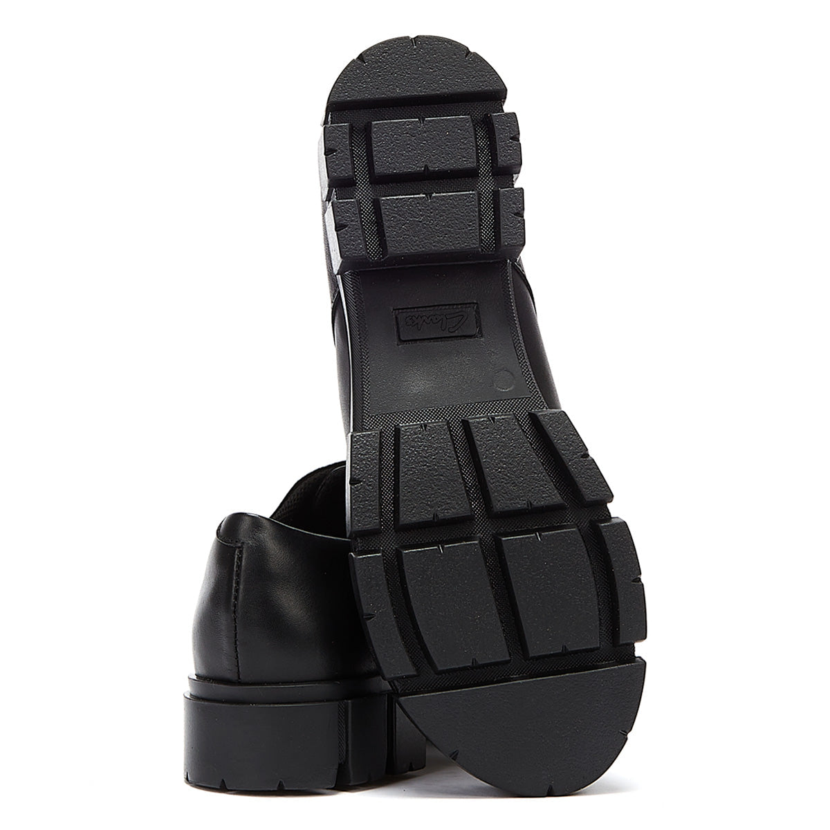 Clarks Teala Spitzenleder Damenschuhe (Schwarz)