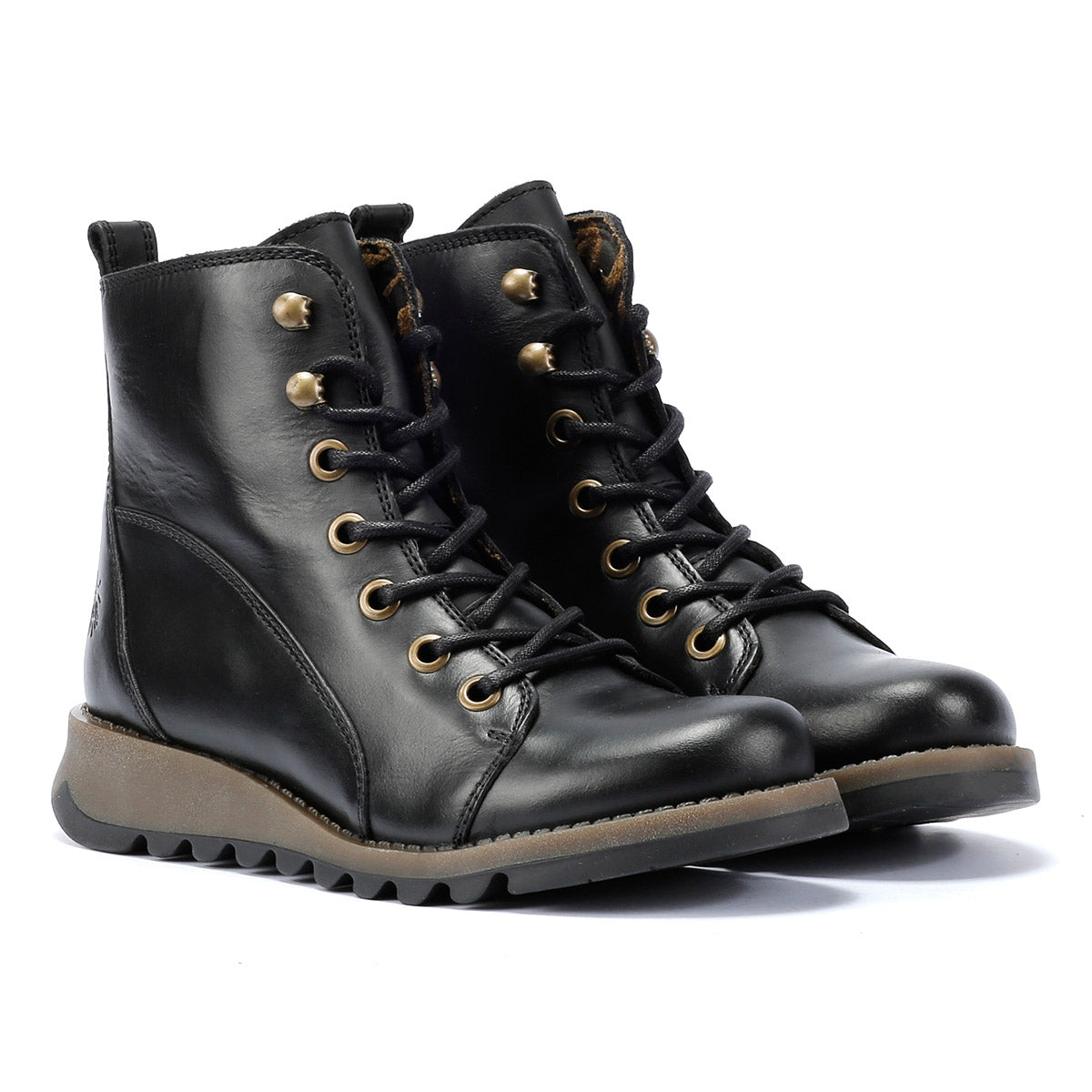 Fly London Sore Damen Schwarz Stiefel