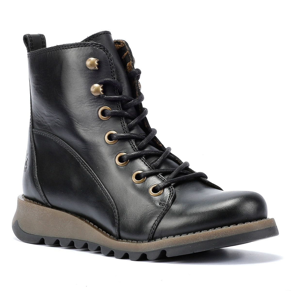 Fly London Sore Damen Schwarz Stiefel