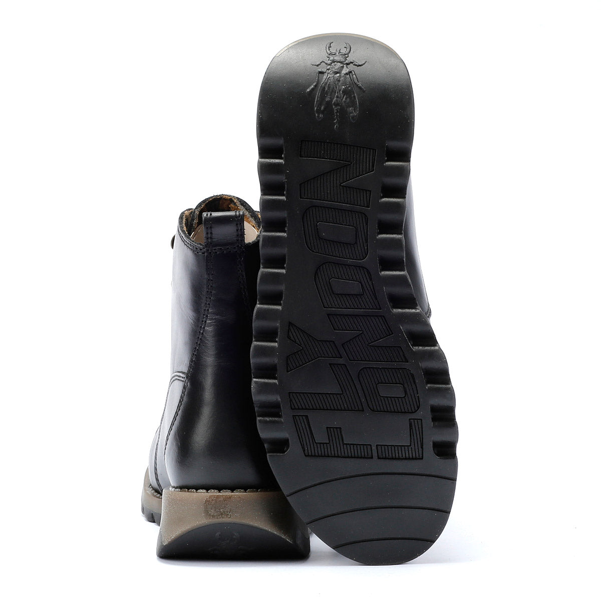 Fly London Sore Damen Schwarz Stiefel