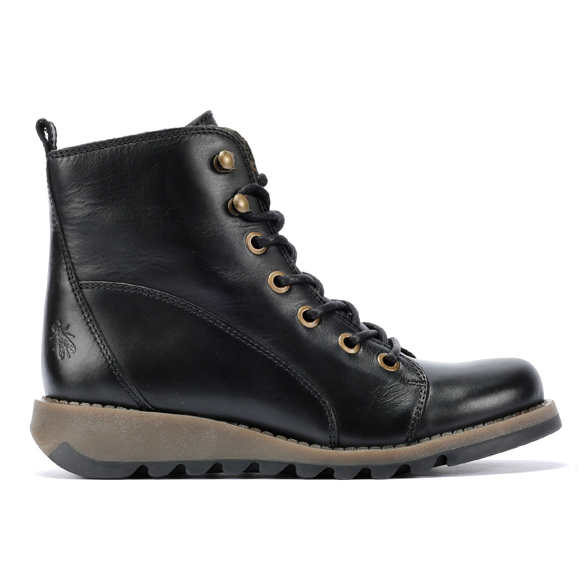 Fly London Sore Damen Schwarz Stiefel