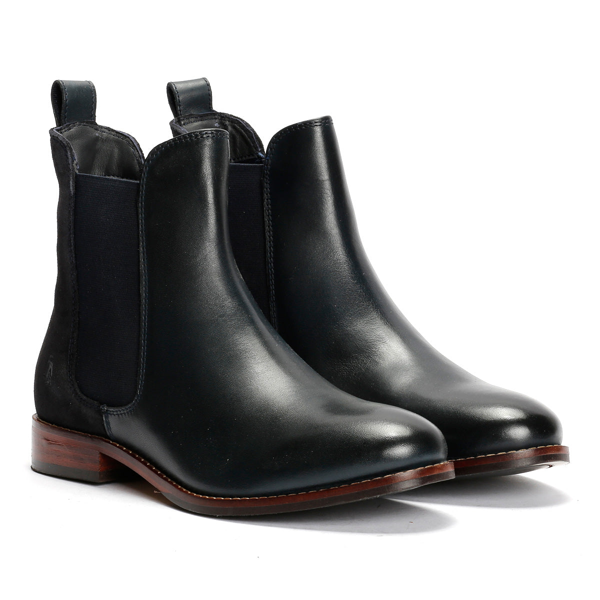 Hush Puppies Colette Wildleder Damen Stiefel In Marineblau