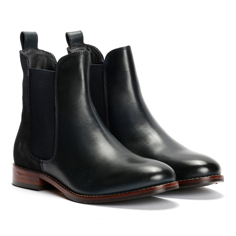 Hush Puppies Colette Wildleder Damen Stiefel In Marineblau