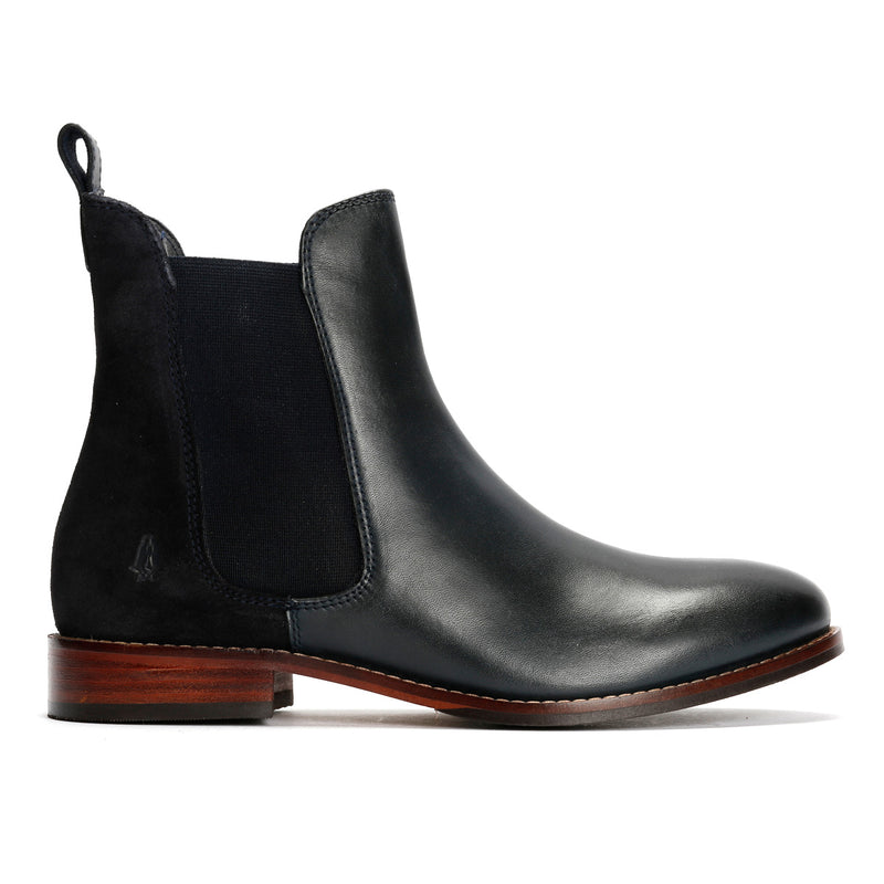 Hush Puppies Colette Wildleder Damen Stiefel In Marineblau