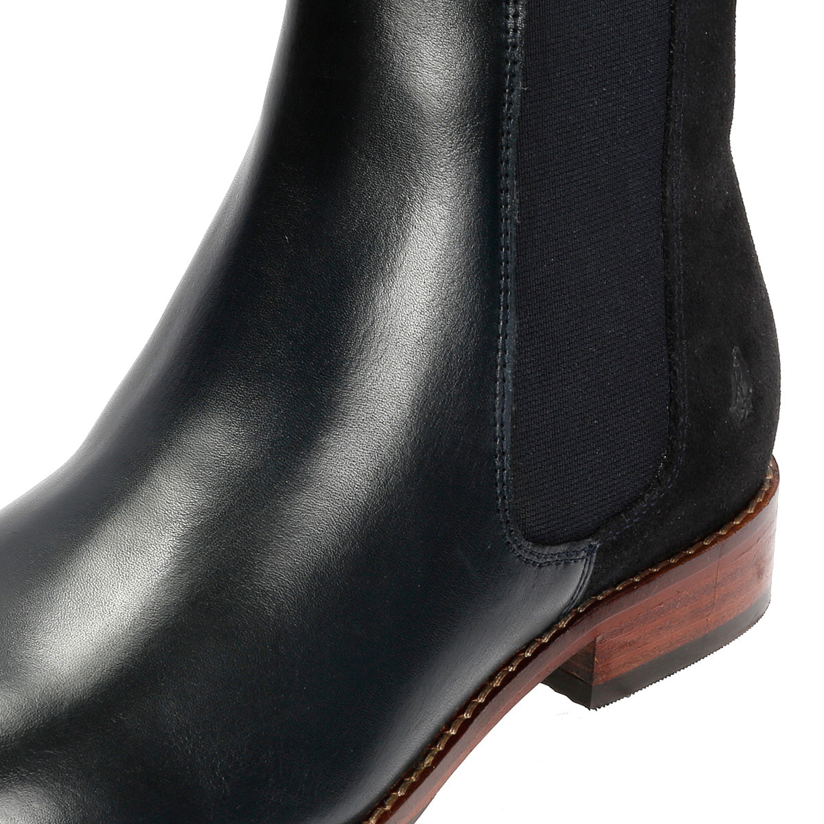 Hush Puppies Colette Wildleder Damen Stiefel In Marineblau